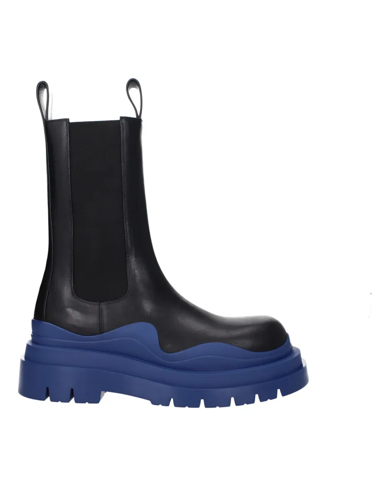 Bottega Veneta Männer 's Stiefel Lederschwarz/Kreuzfahrt -