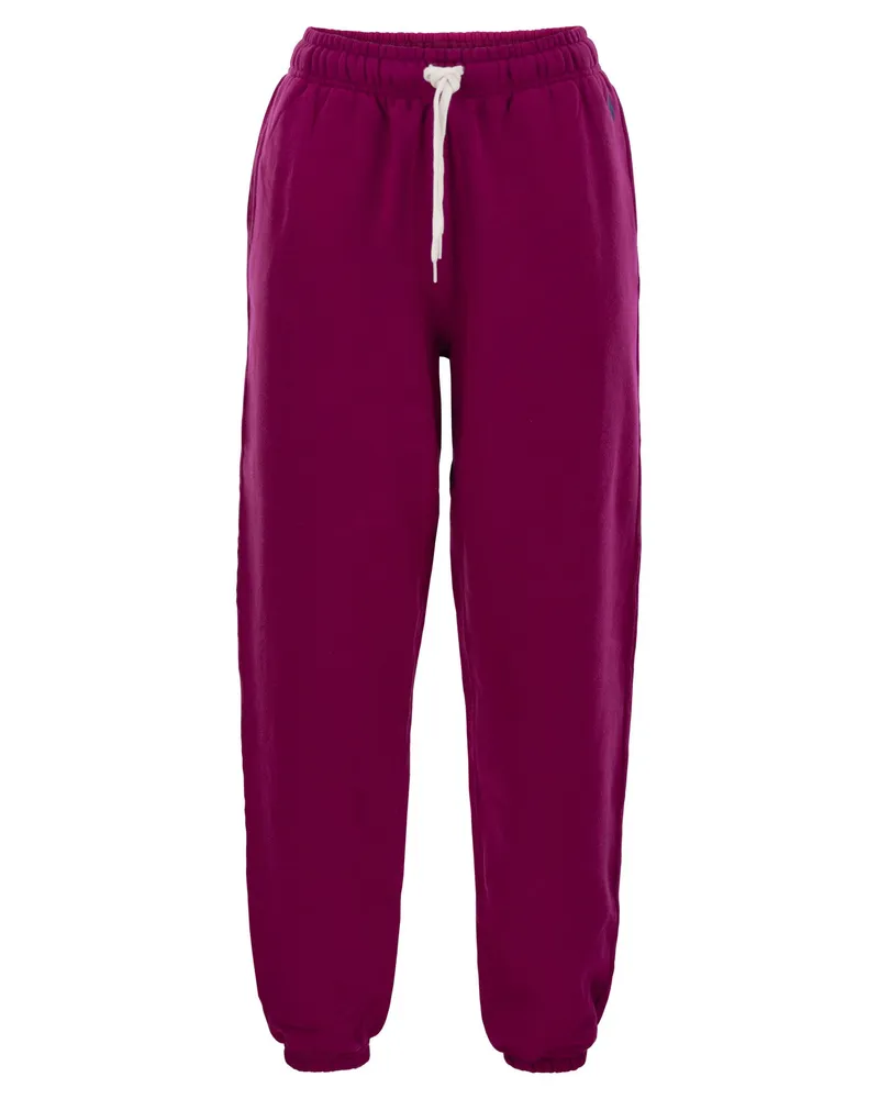 Ralph Lauren Leichtes Plüschsporthosen Fuchsia