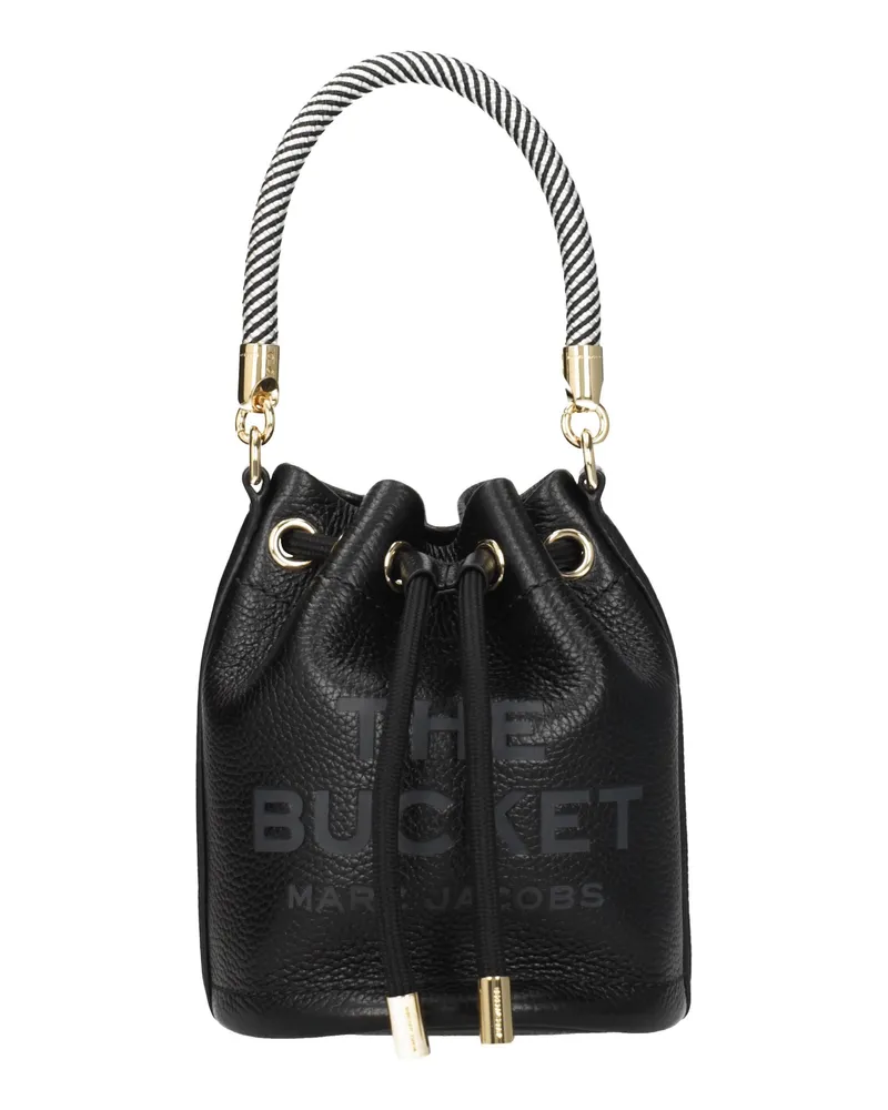 Marc Jacobs Handtasche die Eimer -Tasche Frauen Leder schwarz -