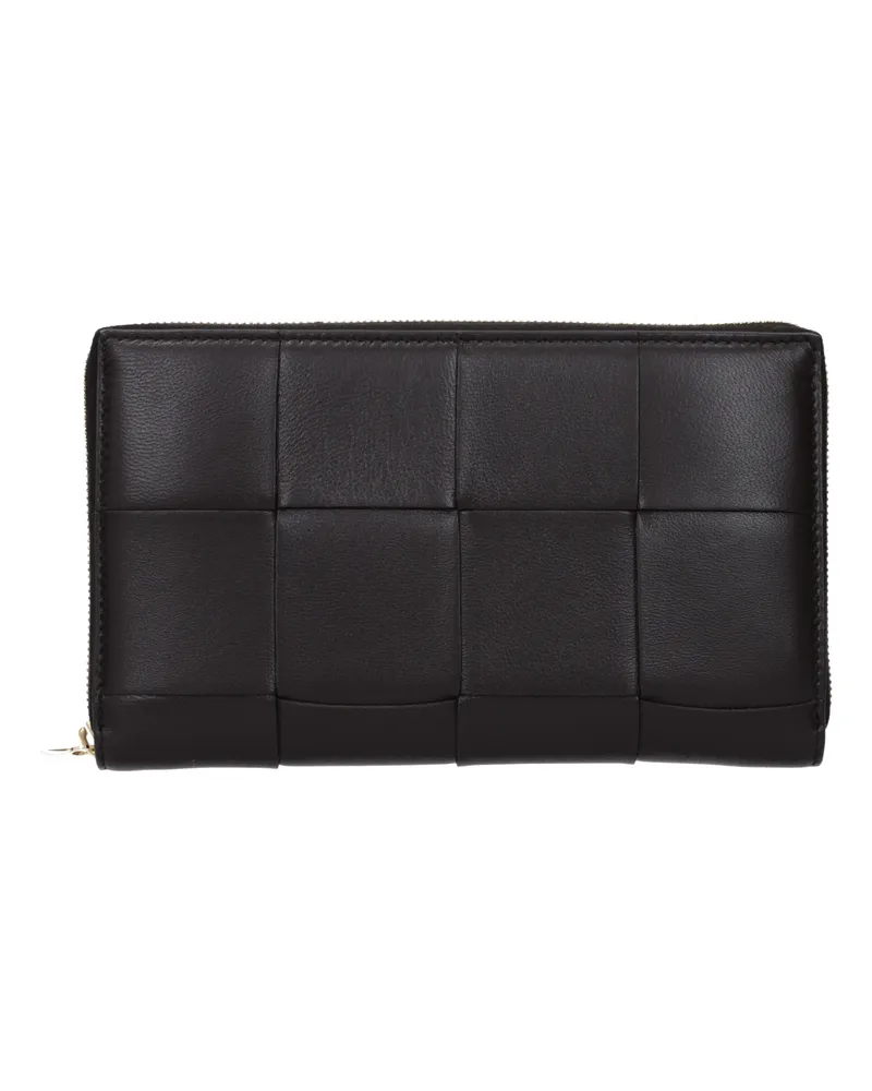 Bottega Veneta Wallets Kassetten Frauen braune Leder/dunkle Schokolade -