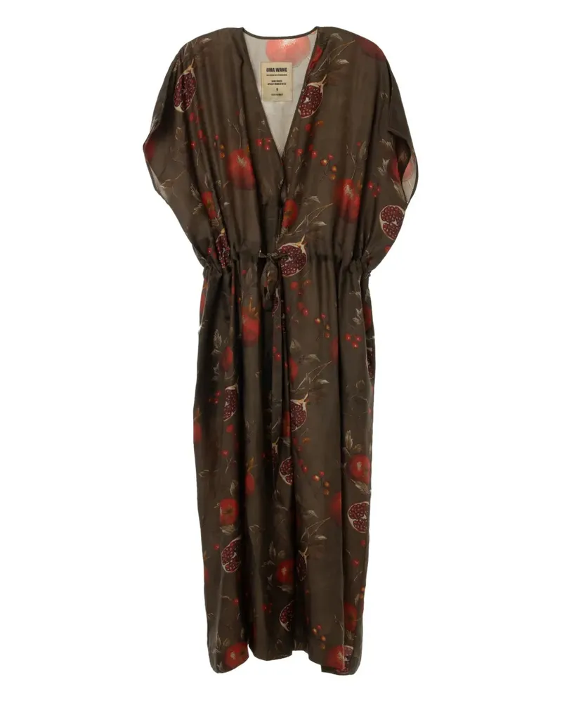 Uma Wang gedrucktes Kordelkleid Uw067