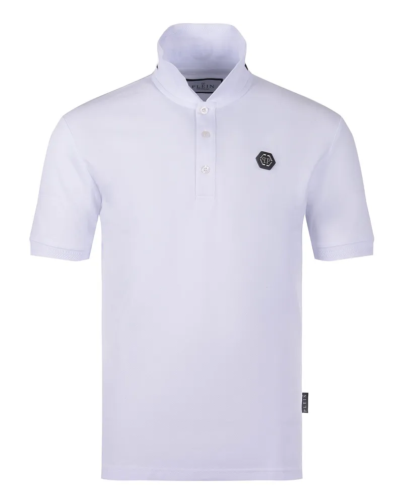 Philipp Plein Pique Polomade von Baumwolle White