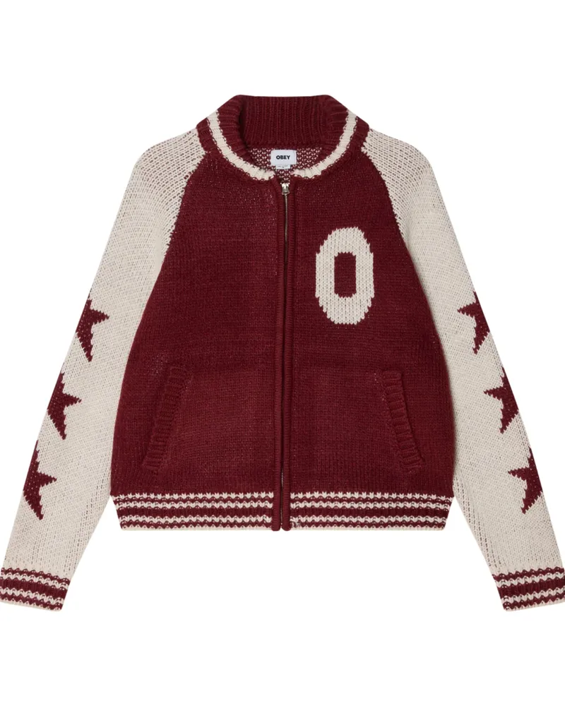 Obey Pullover Rot Red