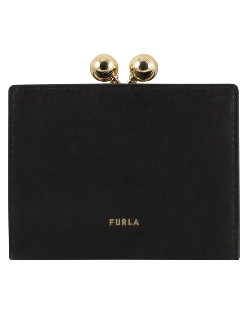 Furla Punkte kompakte Brieftasche S Black