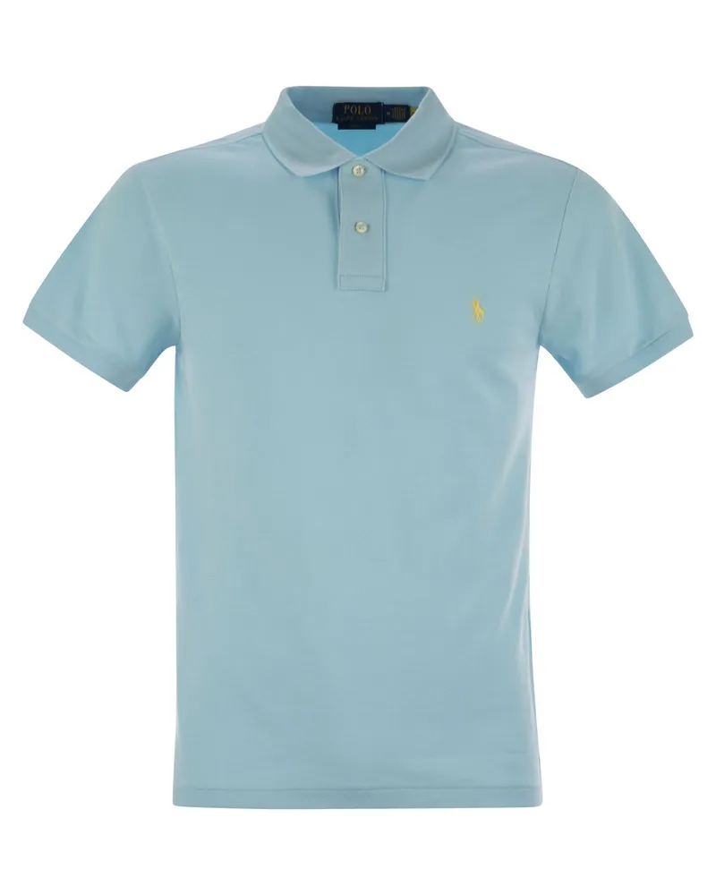Ralph Lauren Slim Fit Pique Polo -Hemd Light
