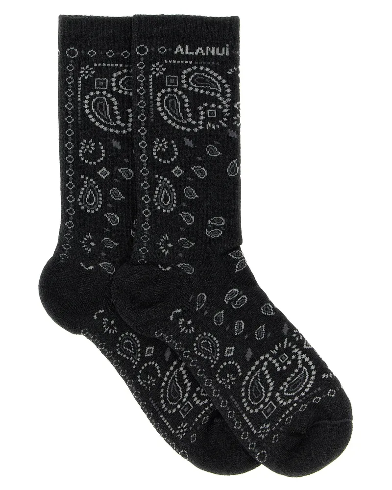 Alanui Bandana' Socken Gray
