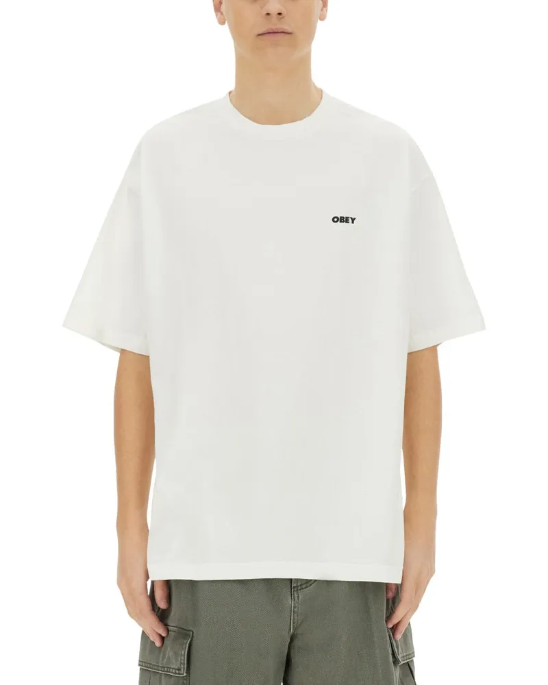 Obey Gehorchen "Icon Face" T -Shirt White