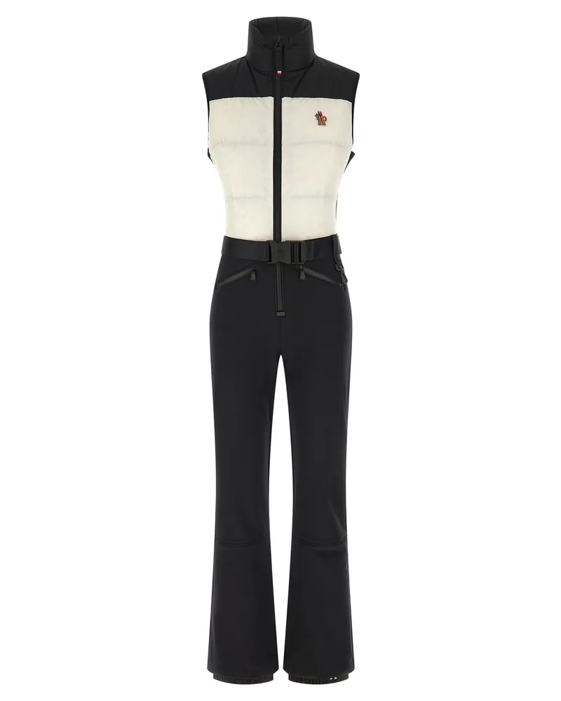 Moncler ärmelloser Skianzug White