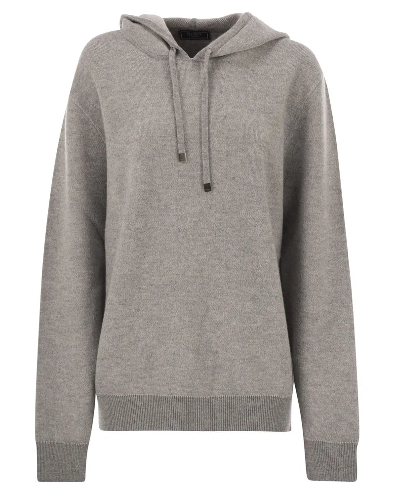 Peserico Pullover aus Wolle und Kaschmir Grey