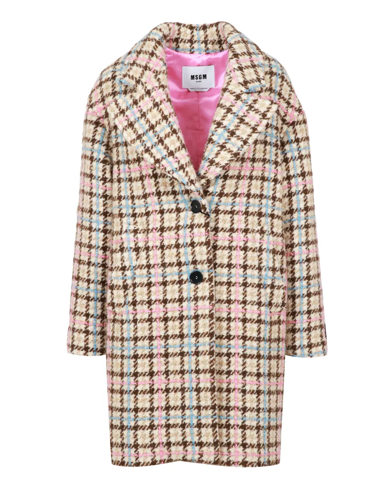 MSGM Coats Beige Beige