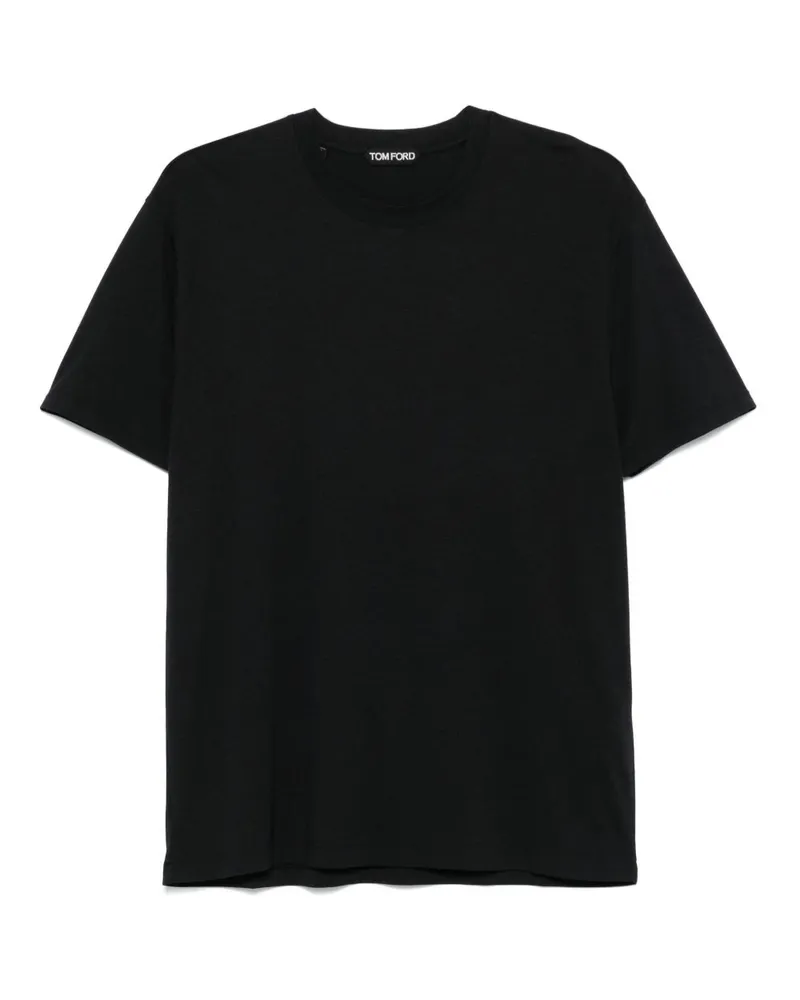Tom Ford Cotton Misch -T -Shirt Black