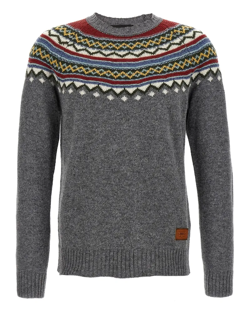 Dsquared2 Intarsien -Pullover Multicolor
