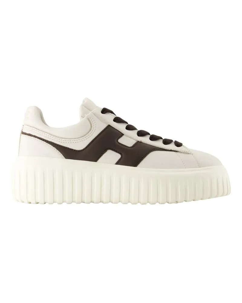 Hogan H Stripes Sneakers  Leder Weiß White