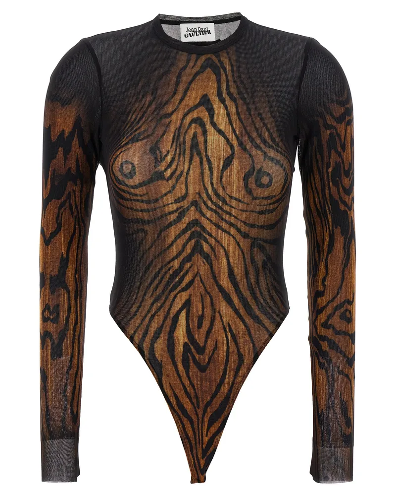 Jean Paul Gaultier The Wood' Bodysuit Multicolor