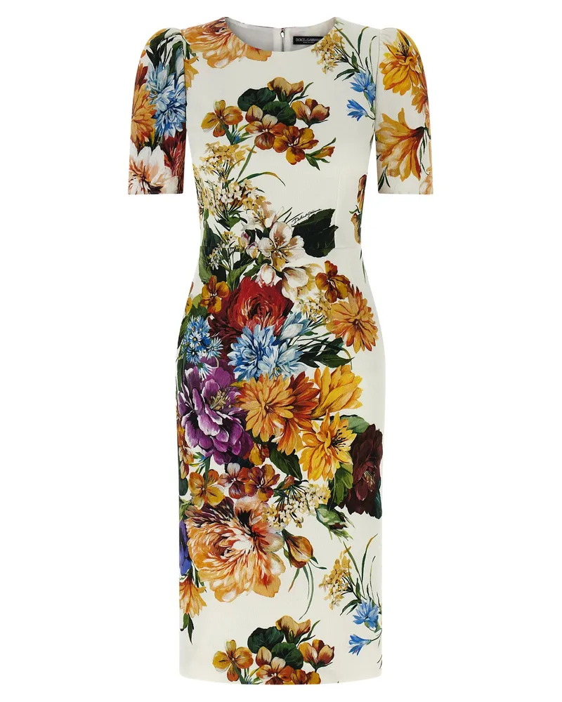 Dolce & Gabbana Blumenkleid Multicolor