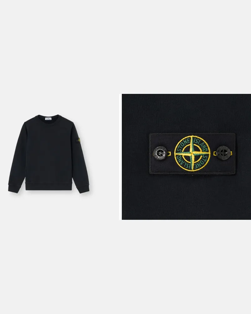 Stone Island Pullover Schwarz Black