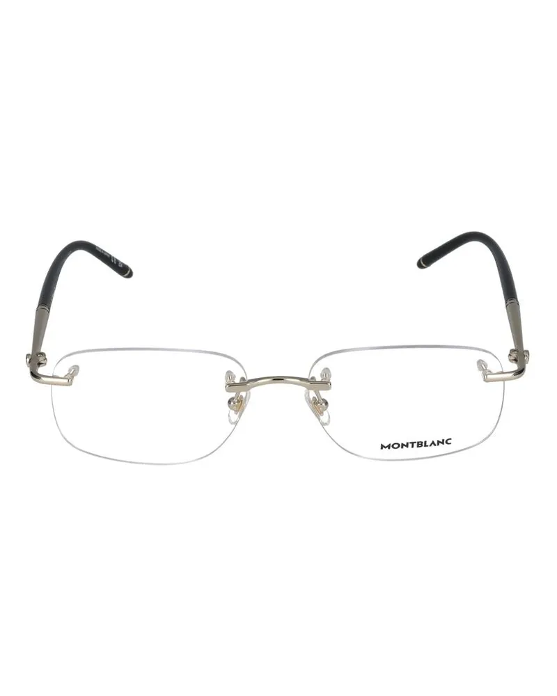 Montblanc Sonnenbrille  MB0071 O 001 Gold Gold Transparent /17/145 001