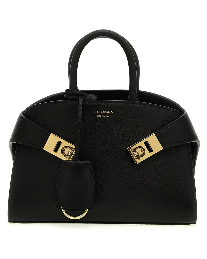Ferragamo Hug Mini' Handtasche Schwarz