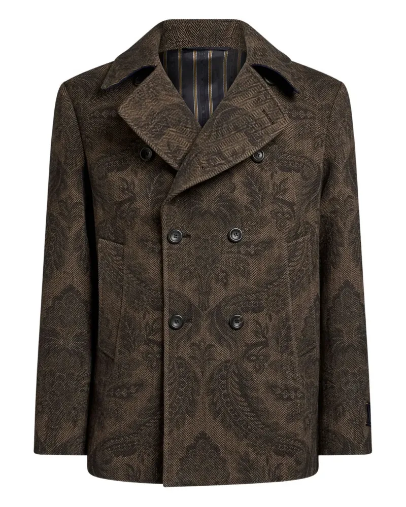 Etro PAISLEY DRINT PEAS Mantel X0825