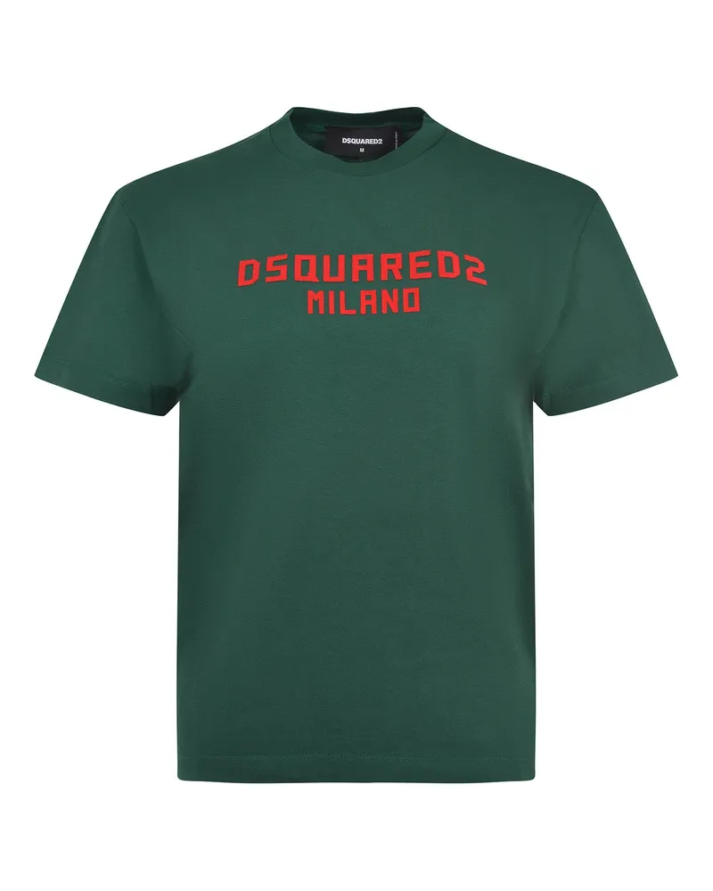 Dsquared2 T -Shirt aus Baumwolle Verde