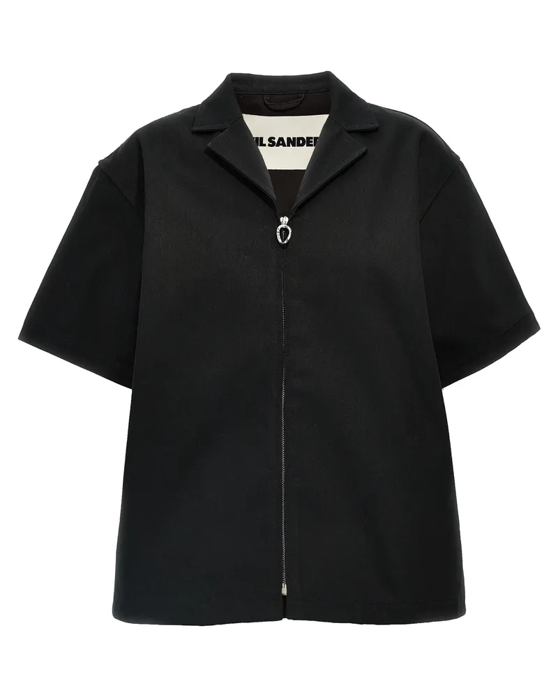 Jil Sander Denim Hemd Black
