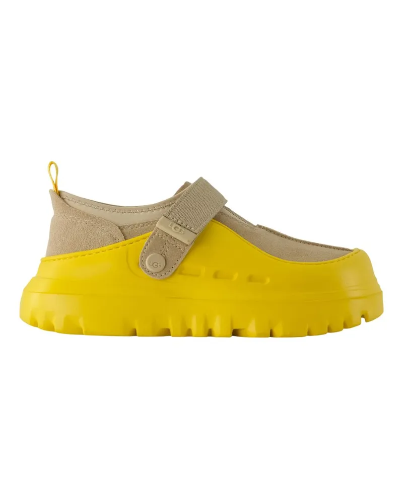 UGG Turnschuhe Peakmod Lowcut  Leder Beige/Grün Beige