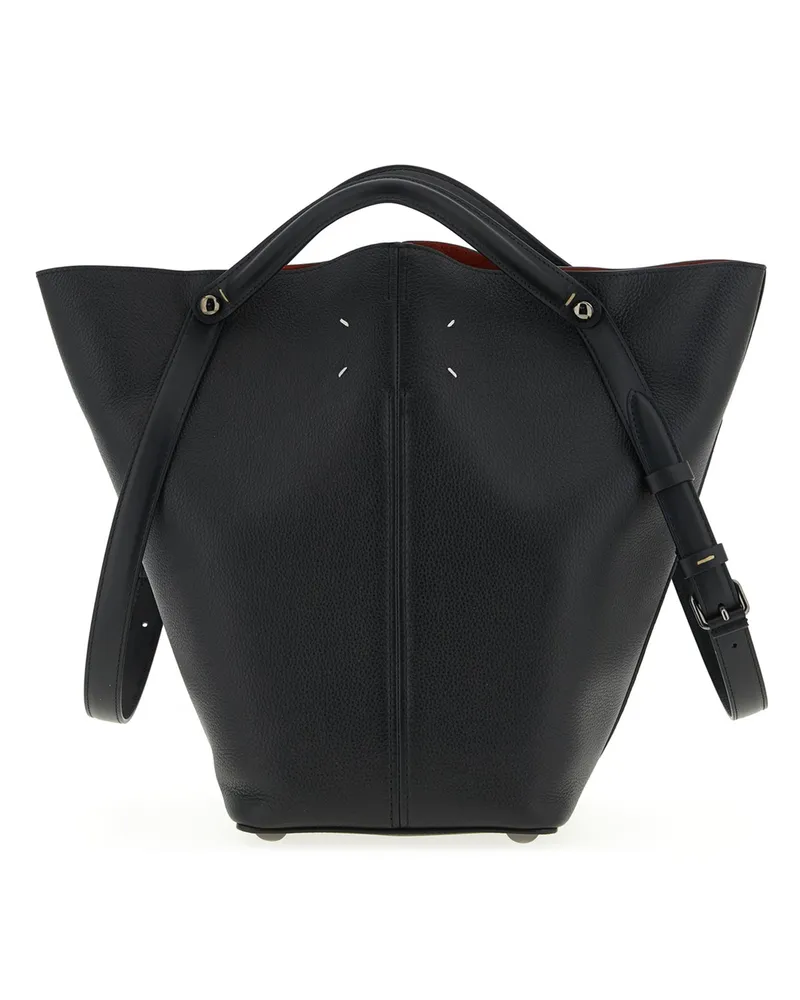 Maison Margiela Dress Age“ mittelgroße Handtasche Black