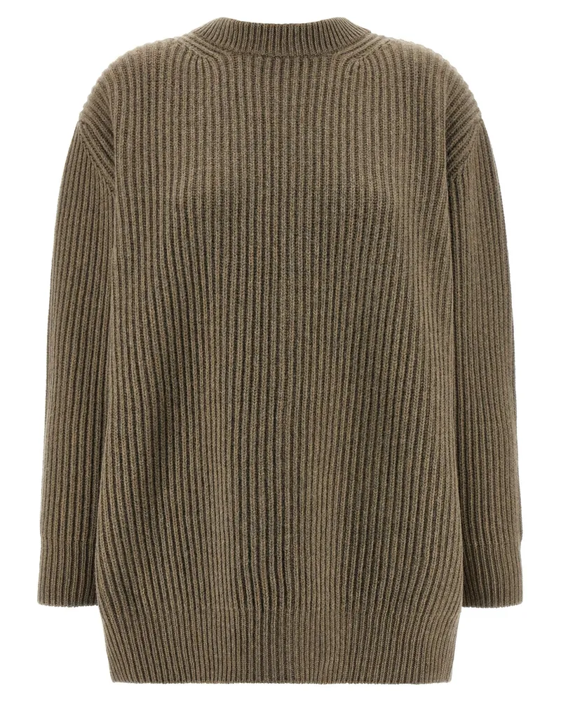 Maison Margiela Pulloverkleid Beige