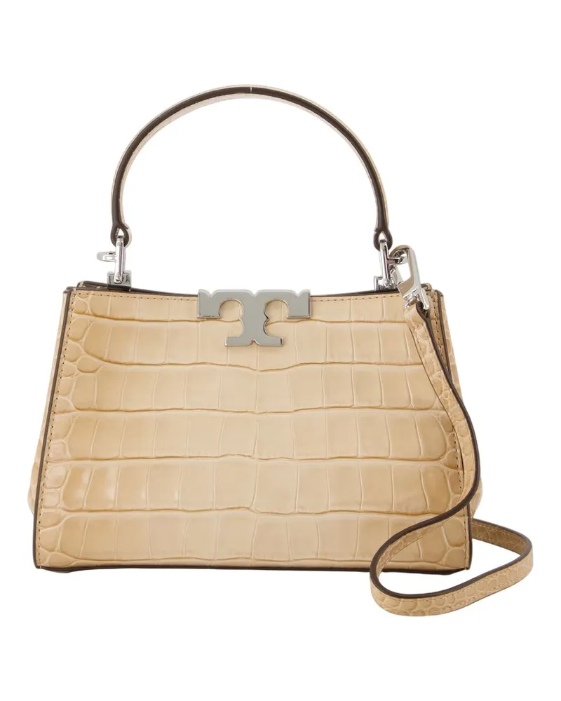 Tory Burch Eleanor Mini Satchel Geldbörse  Leder Beige Beige