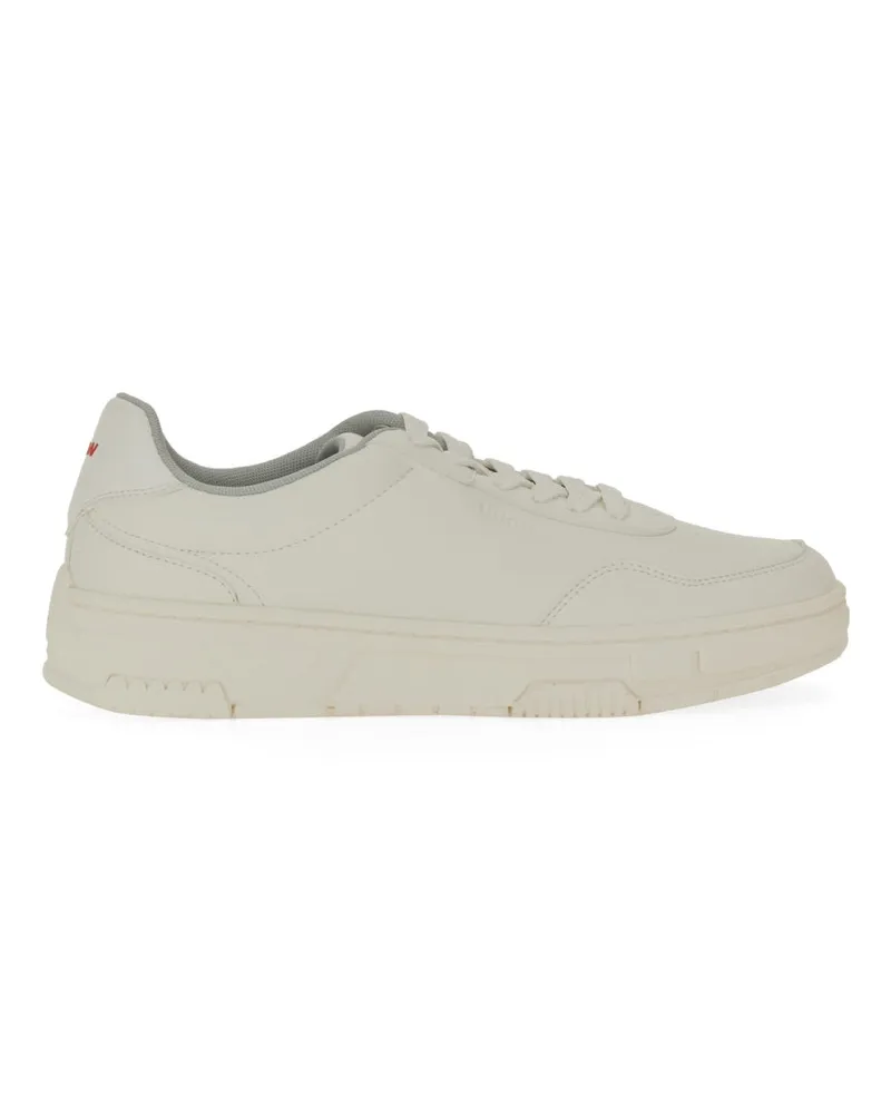 HUGO BOSS Sneaker mit Zick -Zack -Detail White