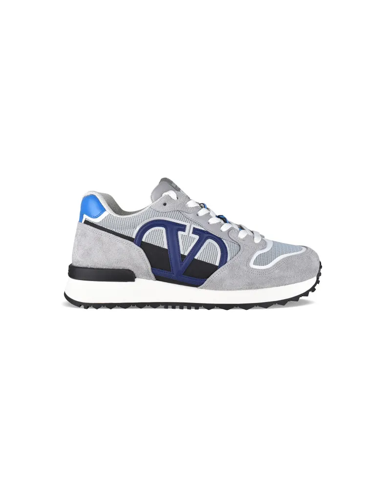 Valentino Garavani V Logo Tempo Sneakers Grey