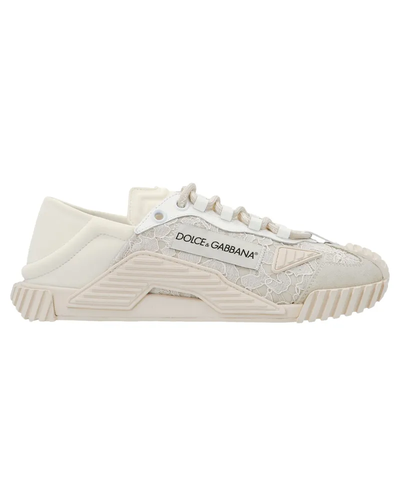 Dolce & Gabbana Spitzen -Sneaker White