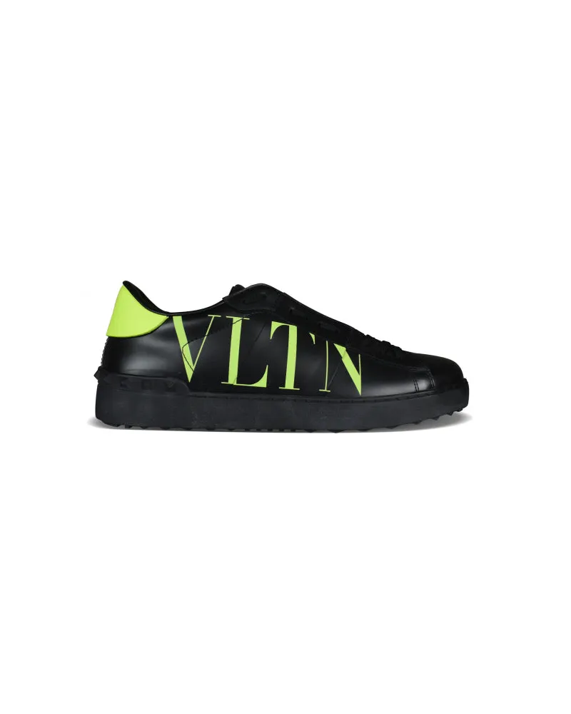 Valentino Garavani Offene Turnschuhe Black