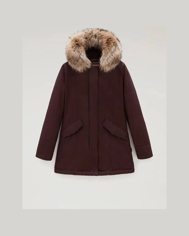 Woolrich Parka Arctic Ladies Cotton braun/Kopf des Dunkelns -
