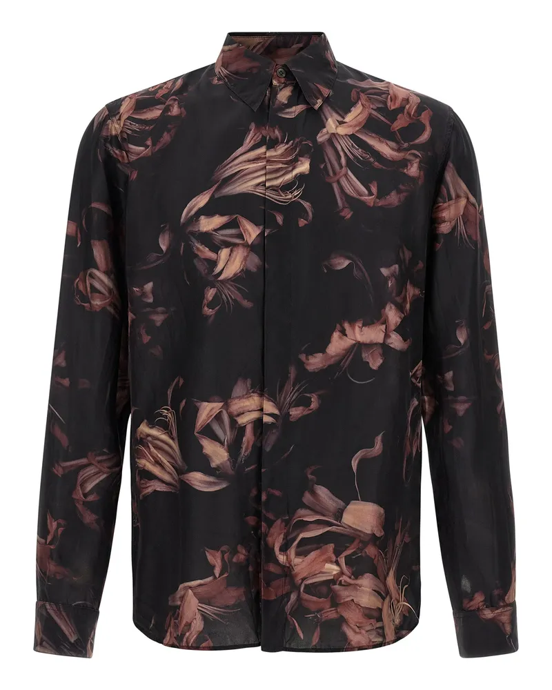 Dries van Noten Trocknen Van Note "Faken" -Hemd Multicolor