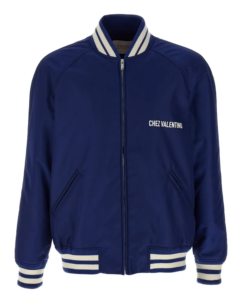 Valentino Garavani Valentino Garavani 'Chez Valentino' Bomberjacke Blue