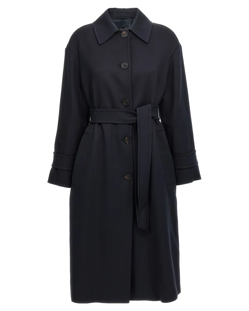 Max Mara Ilde' Mantel Blue