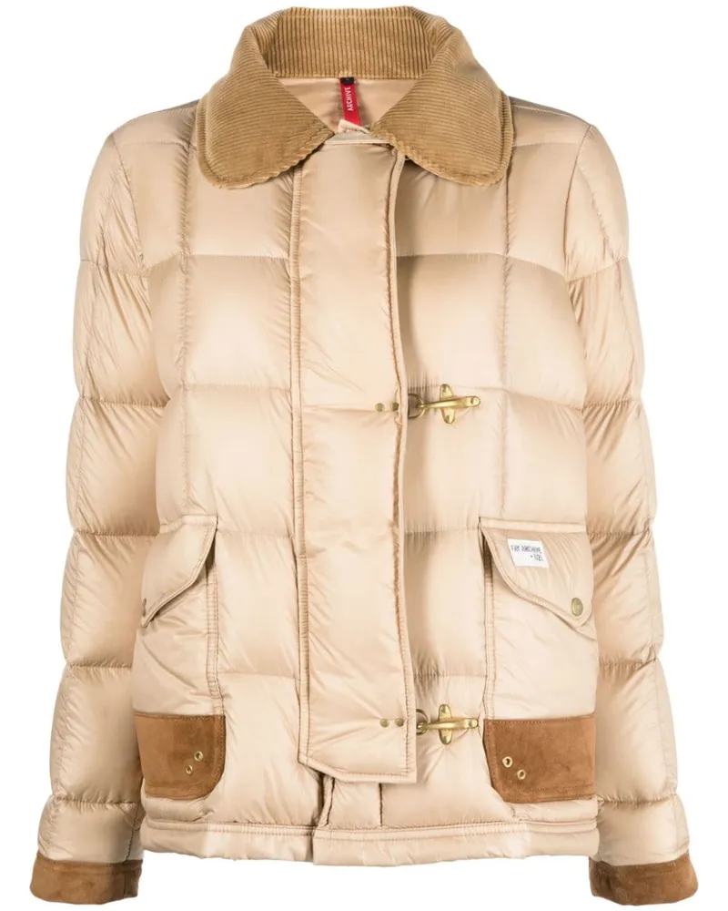 Fay Nylon Down JCKET Beige