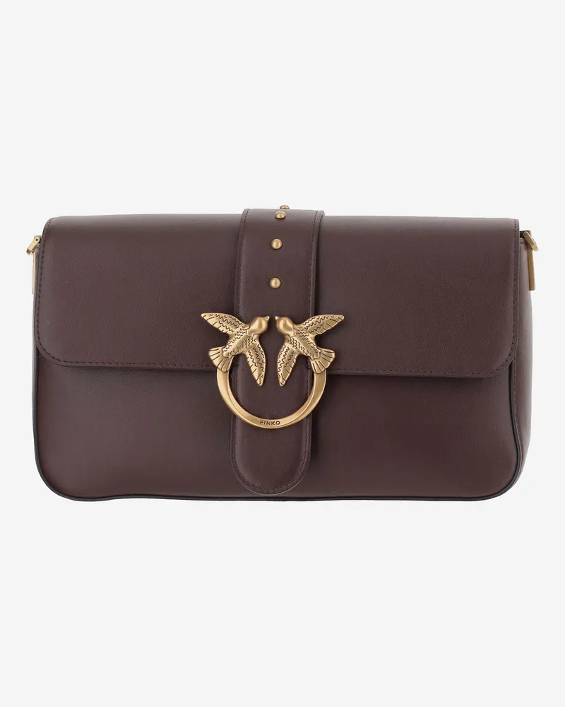 Pinko Classic Love Bag Slouchy Umhängetasche Marrone