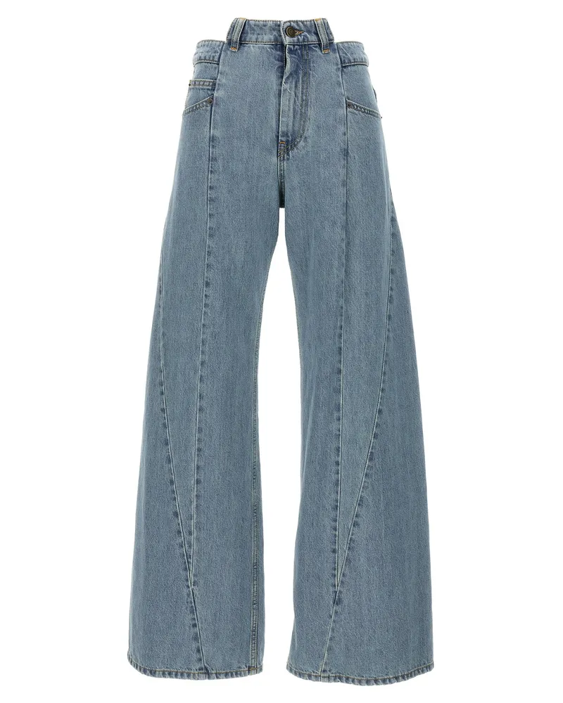 Maison Margiela Asymmetrische Taillenjeans Light