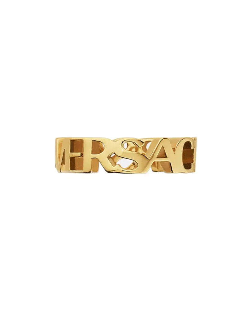 Versace Logo Ring Gold