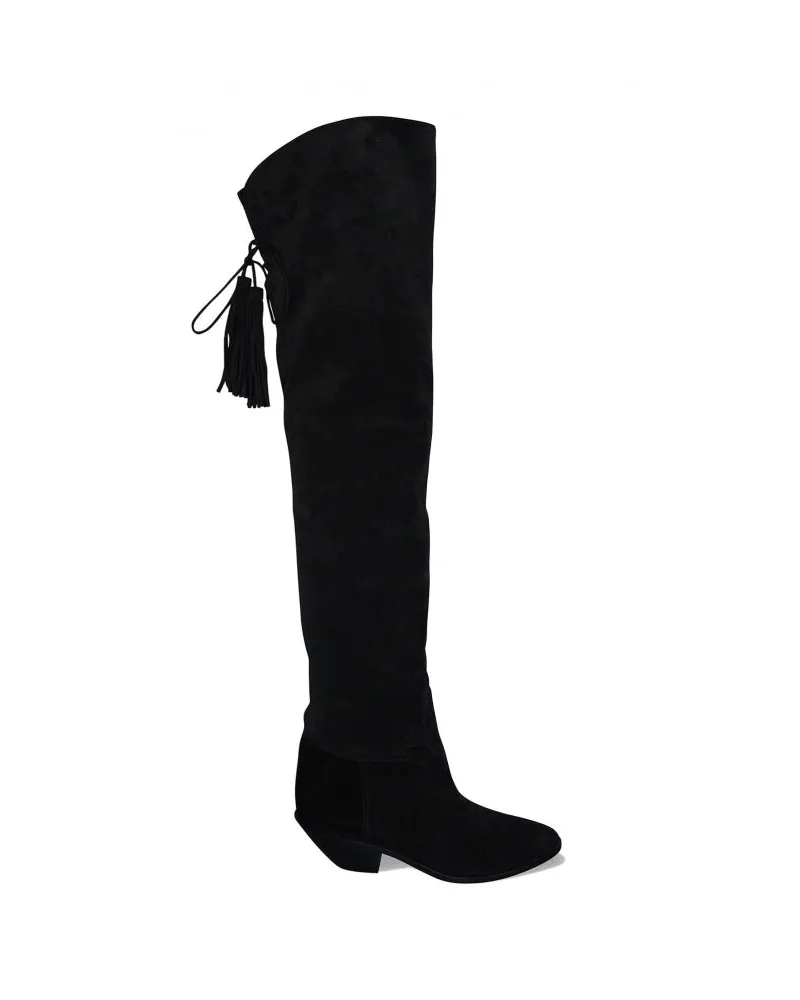 Saint Laurent West 45 Stiefel Black