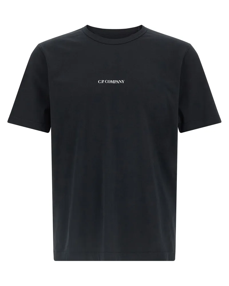 C.P. Company C.P. Firmenlogo T -Shirt Black