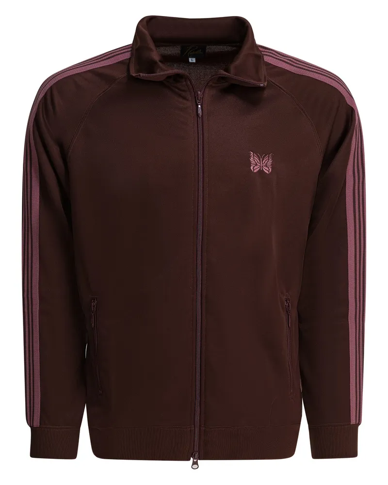 NEEDLES Poly Smooth“-Sweatshirt mit Reißverschluss Bordeaux