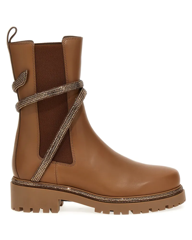René Caovilla Cleo' Knöchelstiefel Brown