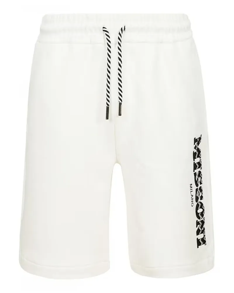 Missoni Missoni Cotton Logo Shorts Weiß