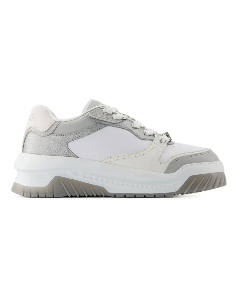 Versace Odissea Sneakers  Ledergrau/Schwarz Grey
