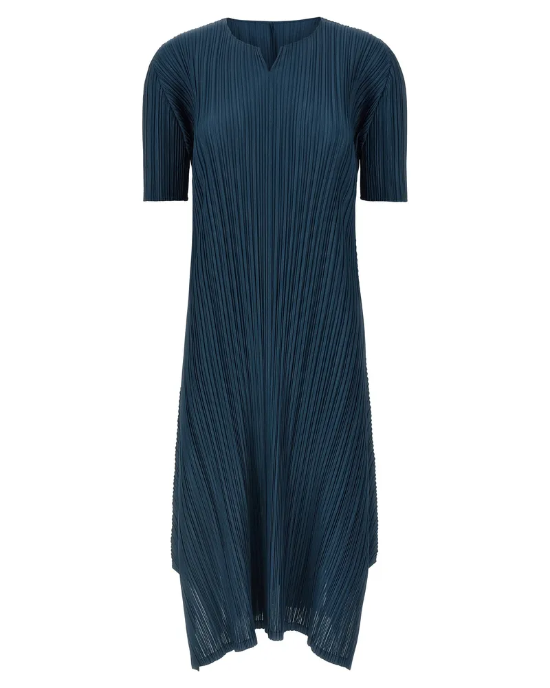 Issey Miyake Falten bitte Issey Miyake 'Mellow Falten' Kleid Blue