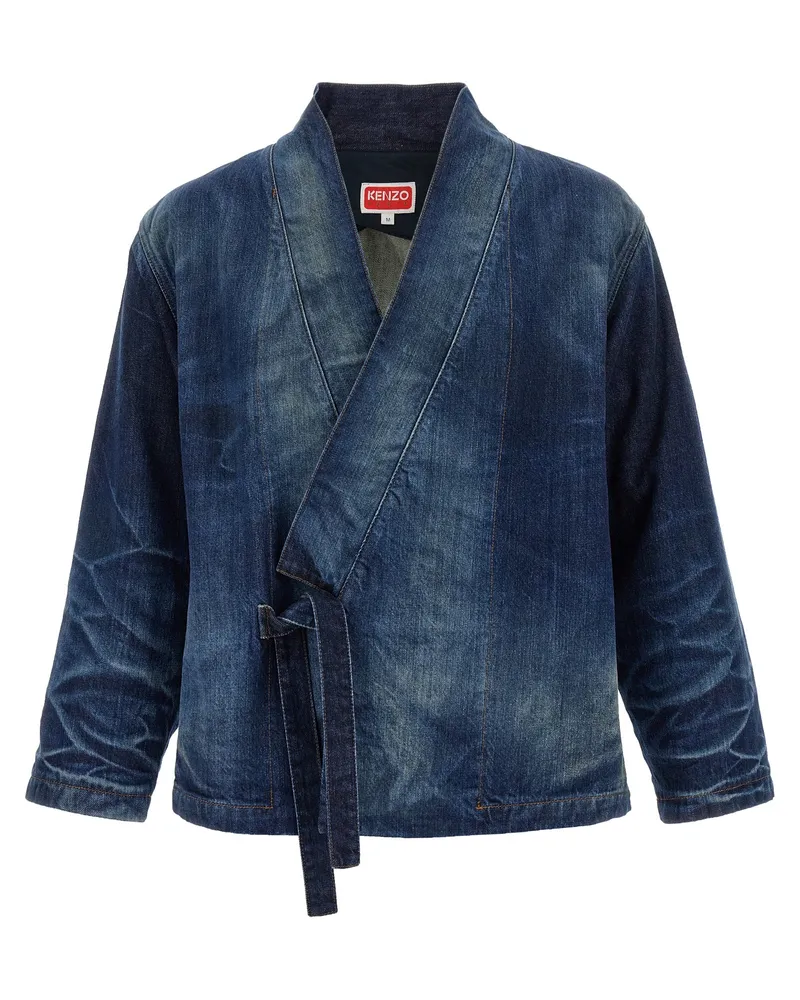 Kenzo Kimono Jacke Blue