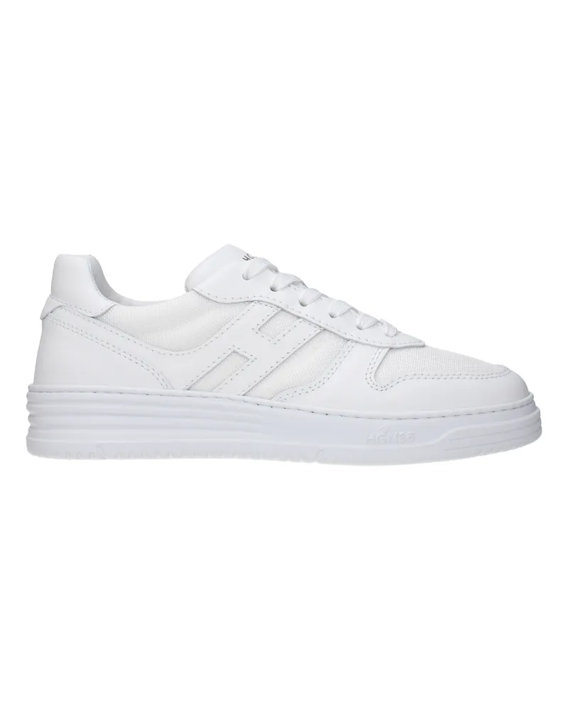 Hogan Sneakers H630 Herrens Leder Weiß -
